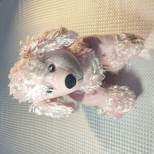 Adorable Pink Plush Poodle Toy